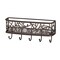 mDesign Metal Wall Mount Entryway Storage, Mail Sorter Basket